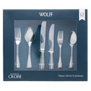 FAQUEIRO 72 PECAS CROISE COM CAIXA LITOGRAFADA ACO INOX