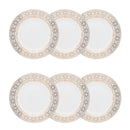 CONJUNTO 06 PRATOS SOBREMESA LUMIERE 23cm