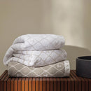 TOALHA BANHAO SPECIALE BRANCA/BEGE 86X1,60 TRUSSARDI