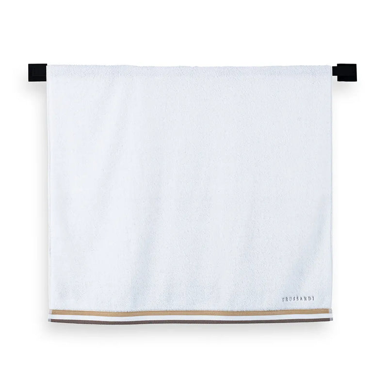 TOALHA ROSTO FELPUDO MONTELLO BRANCO 48X90 TRUSSARDI