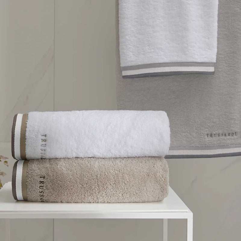 TOALHA BANHAO FELPUDO MONTELLO NOCCIOLA 86X160 TRUSSARDI