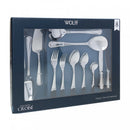 FAQUEIRO CROISE 54 PEÇAS COM CAIXA LITOGRAFADA AÇO INOX