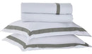 JOGO DE CAMA BELlAGIO QUEEN BRANCO/GREEN CASA K