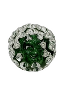 BOLA DECORATIVA DE VIDRO VERDE