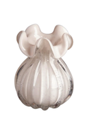 VASO ITALY 13CM X 17CM NUDE LEITOSO VIDRO