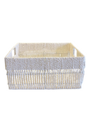 CESTO ORGANIZADOR TRAMA CRUA G 39X28X18CM