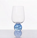 TAÇA UNITARIA TRANSPARENTE E AZUL 540ML PE BOLA