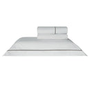 JOGO DE CAMA KING LAZIO BRANCO/FEND CASA K