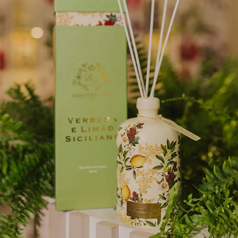 OLEO DIFUSOR DE AROMAS VERBENA E LIMAO SICILIANO 500 ML