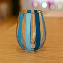 COPO UNITARIO VIDRO MILANO AZUL 600ML