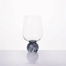 TAÇA UNITARIA TRANSPARENTE E CINZA 540ML PE BOLA