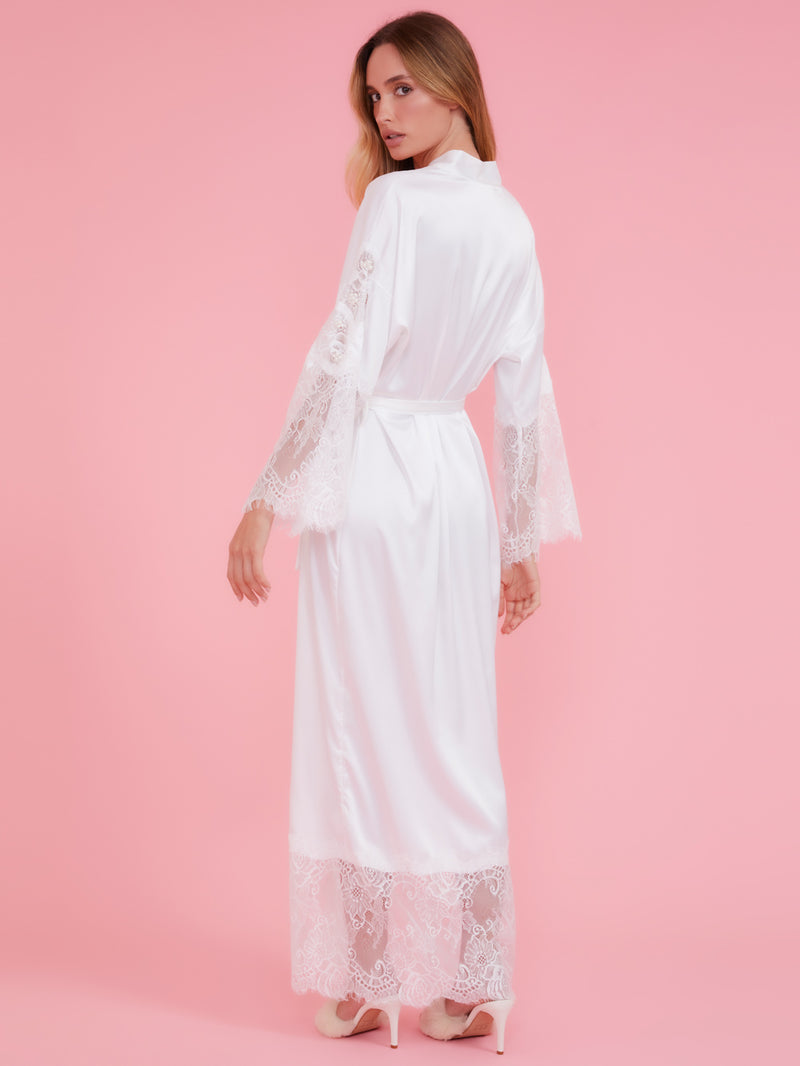 ROBE LONGO NOIVA OFF WHITE LA ROUGE